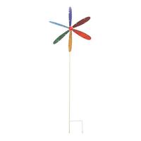 Sunset Vista Designs 39" Rainbow Pinwheel Wind Spinner