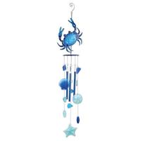 Sunset Vista Designs 38" Blue Crab Chime Wind Chime