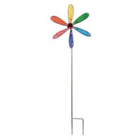 Sunset Vista Designs 28" Rainbow Pinwheel Wind Spinner
