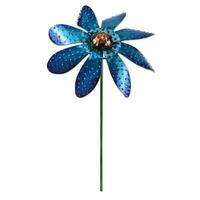 Sunset Vista Designs 18" Daisy Blue Wind Spinner