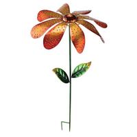 View 48" Daisy Orange Wind Spinner