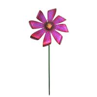 Sunset Vista Designs 18" Daisy Pink Wind Spinner
