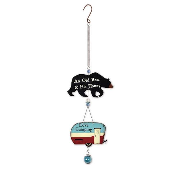 10.5" Black Bear and Camper Bouncy 
