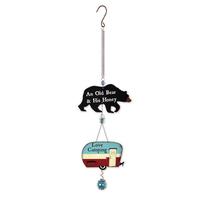 Sunset Vista Designs 10.5" Black Bear and Camper Bouncy 