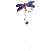View Dragonfly Sunset Vista Designs Stake