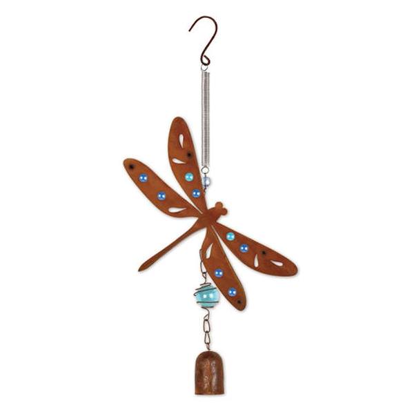 13.25" Rustic Blue Dragonfly Bouncy 