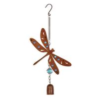 Sunset Vista Designs 13.25" Rustic Blue Dragonfly Bouncy 