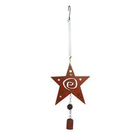 View 16.25" Star Metal Garden Bell