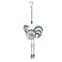 Sunset Vista Designs 12" Silver Tin Can Rooster Bouncy 