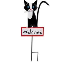 Sunset Vista Designs Welcome Cat Sunset Vista Designs Stake