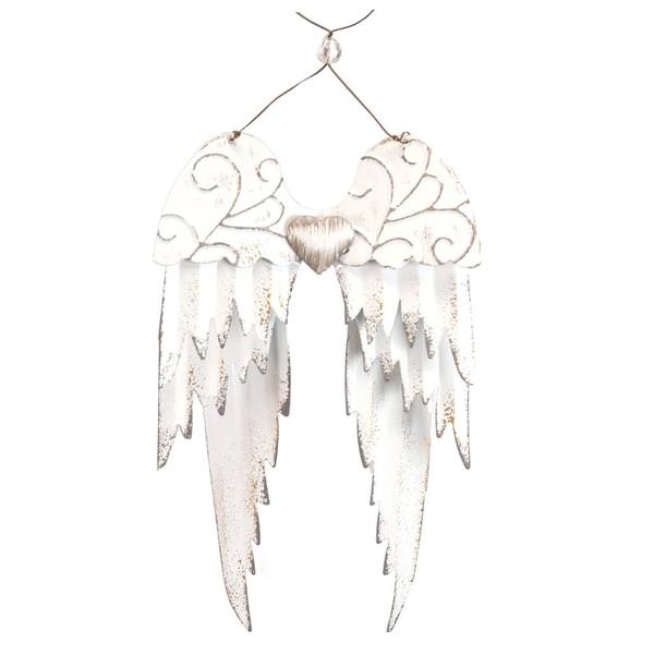 8" Angel Wings Ornament