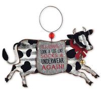 Sunset Vista Designs 7" Cow Ornament