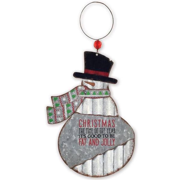 6" Snowman Ornament