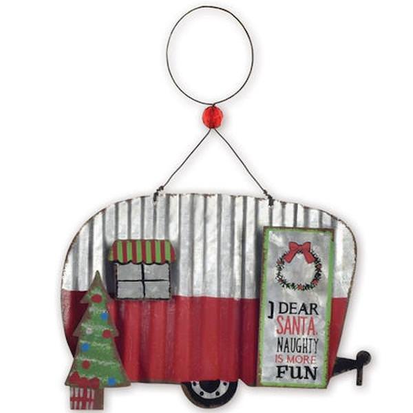 6" Red Clamper Ornament 