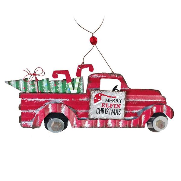 7.5" Delivery Truck Ornament 