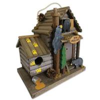 Sunset Vista Designs 8.75" Brown Bear Creek Lodge Bird House