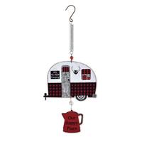 View 15" Buffalo Plaid Camper Bouncy 