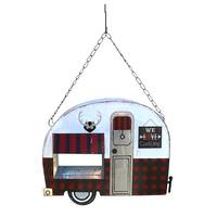 Sunset Vista Designs 15" Red Camper Birdfeeder