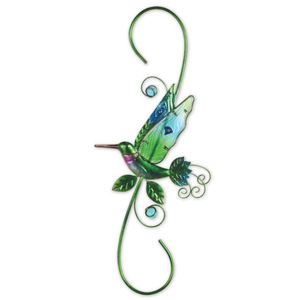 18" Green Decorative Hummingbird Hook 