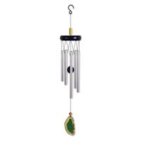 View 20" Green Agate Stone Chime Wind Chime