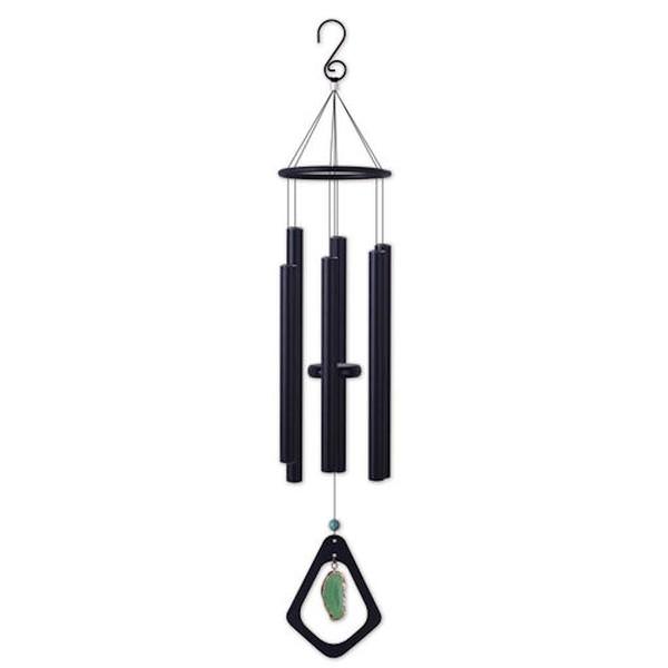 34" Green Agate Stone Chime Wind Chime