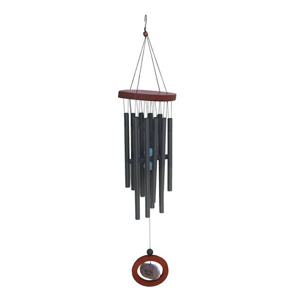 28" Navy Peace Stone Chime Wind Chime