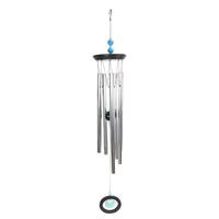 Sunset Vista Designs 34" Tranquil Blue Gem Stone Chime Wind Chime