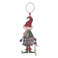 Sunset Vista Designs 10" Red/Green Elf  Ornament