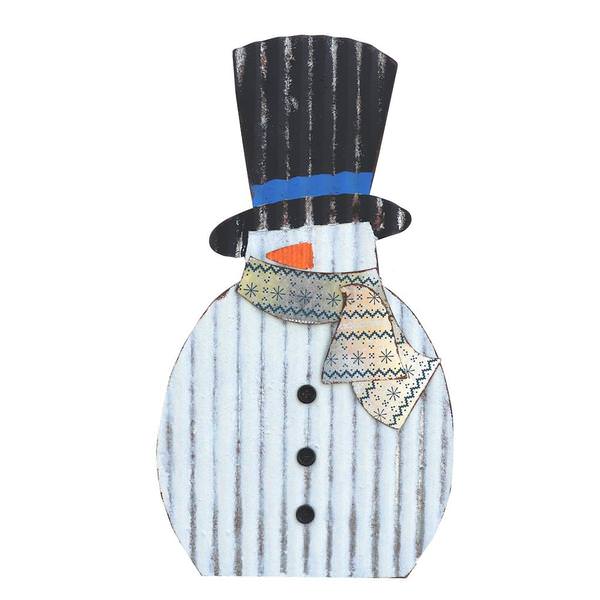 Snowman Porch Sitter Sunset Vista Designs Figurine