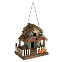 Sunset Vista Designs 9" Brown Lake Front Cottage Bird House