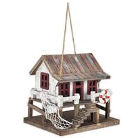 Sunset Vista Designs 9" White Beach Home Bird House