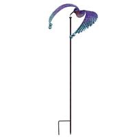 Sunset Vista Designs 45" Purple Hummingbird Wind Spinner