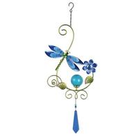 Sunset Vista Designs 32" Blue Solar Dragonfly Bouncy 