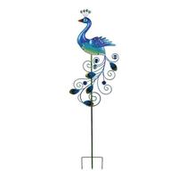 Sunset Vista Designs Solar Blue/Green Peacock Sunset Vista Designs Stake