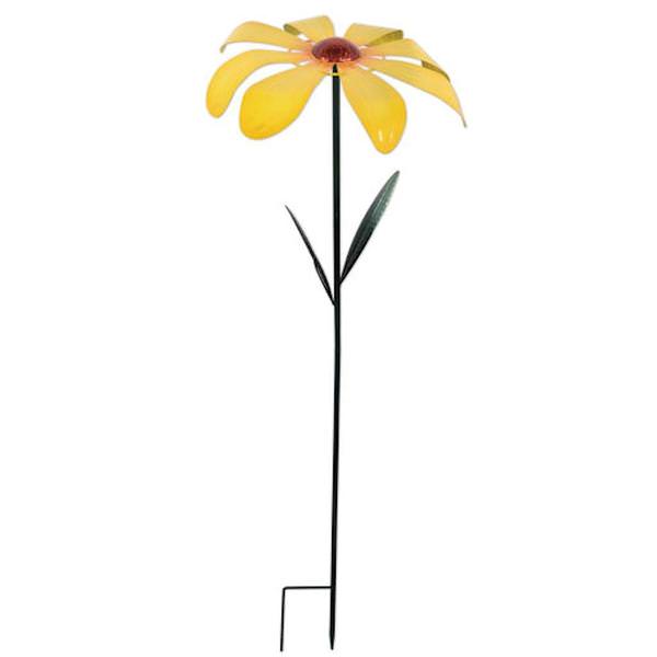 44" Medium Yellow Daisy Wind Spinner
