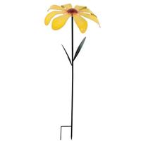 View 44" Medium Yellow Daisy Wind Spinner