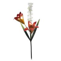 View Tiger Lily Rain Gauge Garden Stake