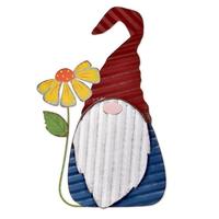 Sunset Vista Designs 23" Sunflower Multi-Color Gnome Porch Sitter