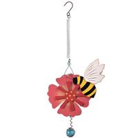 Sunset Vista Designs 13" Yellow Bumblebee Flower Bouncy 