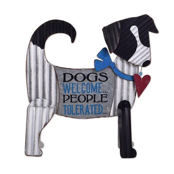 17" Black Dog Figurine