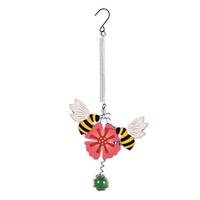 Sunset Vista Designs 12" Yellow Bumblebee Flower Bouncy 