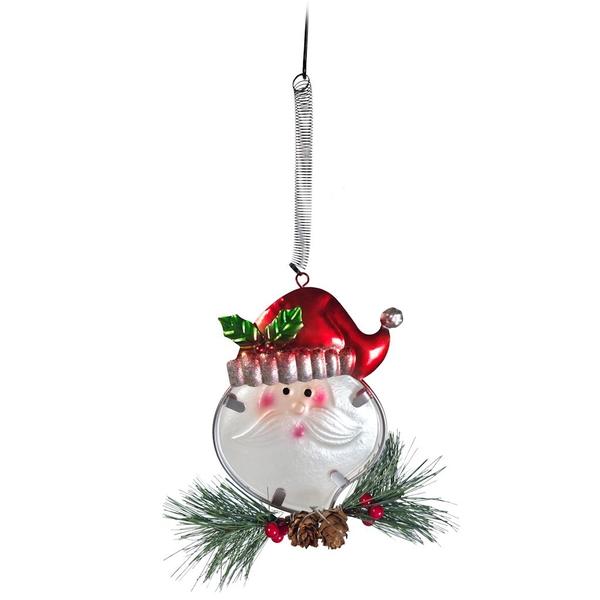 10" White Santa Bouncy 