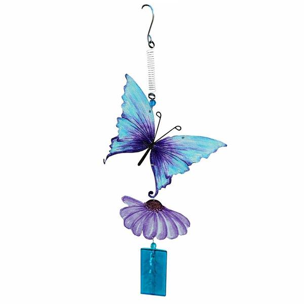 17" Purple Butterfly Bouncy 