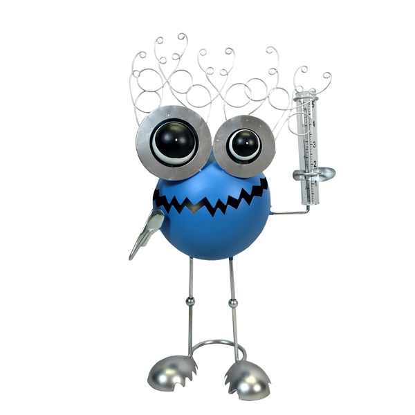 16" Blue Mad Scientist Rain Gauge