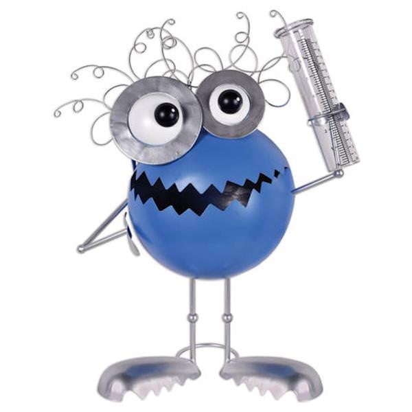 16" Blue Mad Scientist Rain Gauge