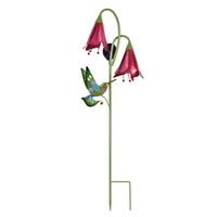 Sunset Vista Designs Solar Green/Pink Hummingbird Sunset Vista Designs Stake