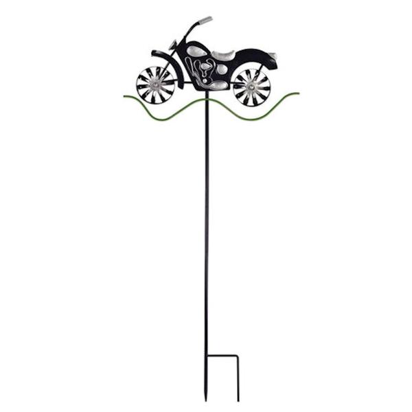41" Black Motorcycle Wind Spinner