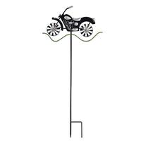 Sunset Vista Designs 41" Black Motorcycle Wind Spinner