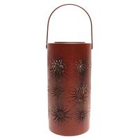 Sunset Vista Designs 9.5" Red El Sol Solar Lantern