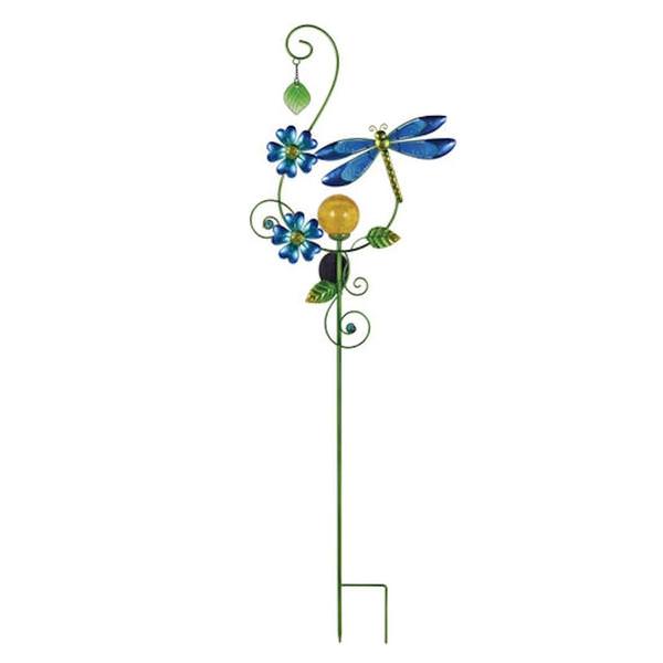 Solar Dragonfly Sunset Vista Designs Stake